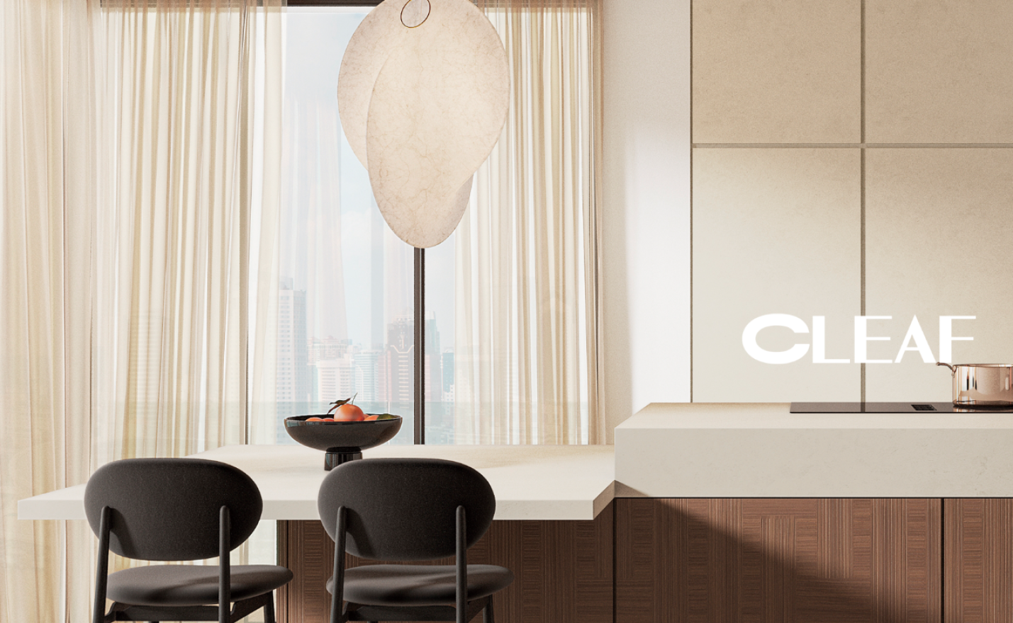 未嘉全案设计 爱格  | 厨房几何美学