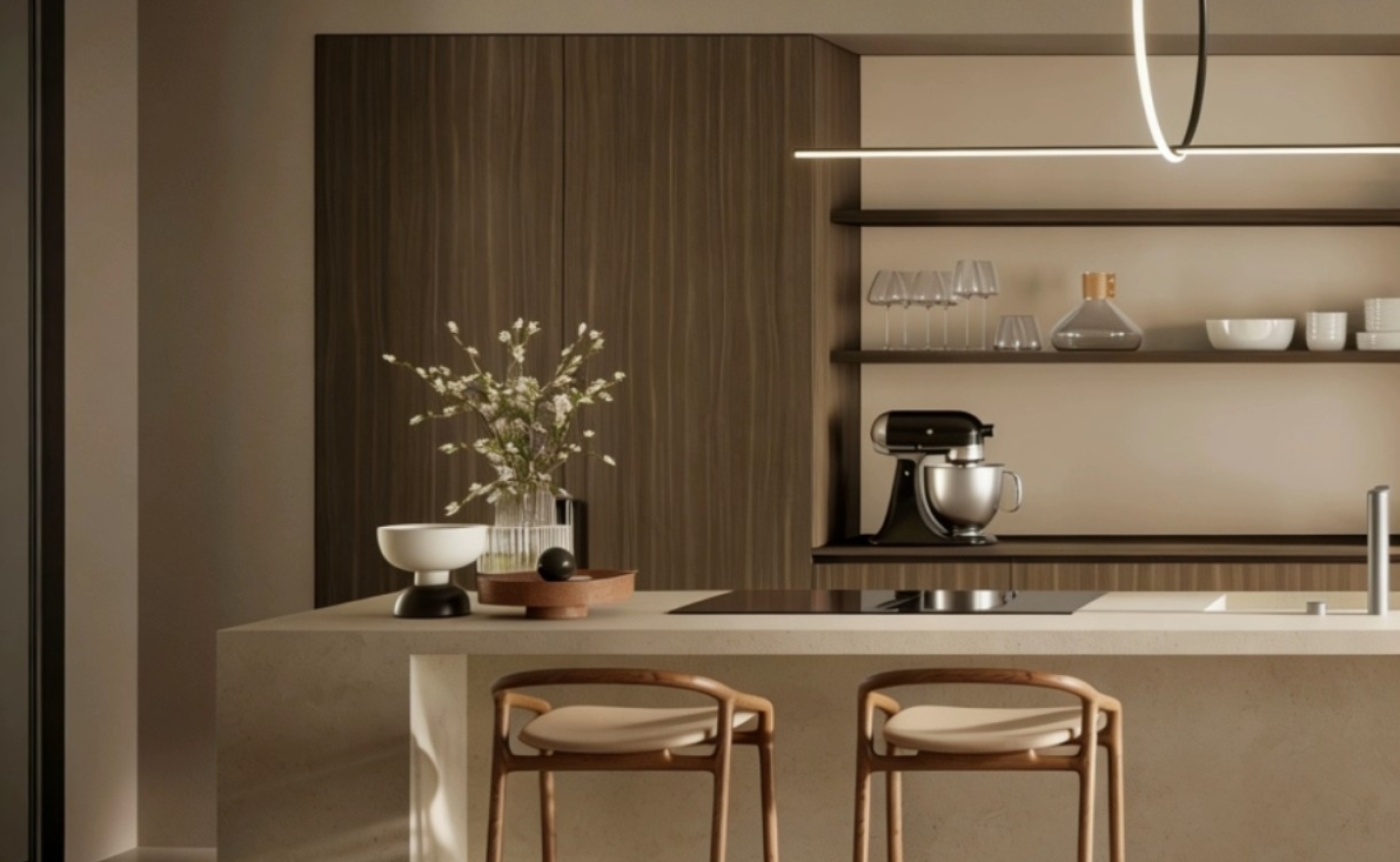 未嘉全案设计  爱格  | 可丽芙胶囊——开放式橱柜