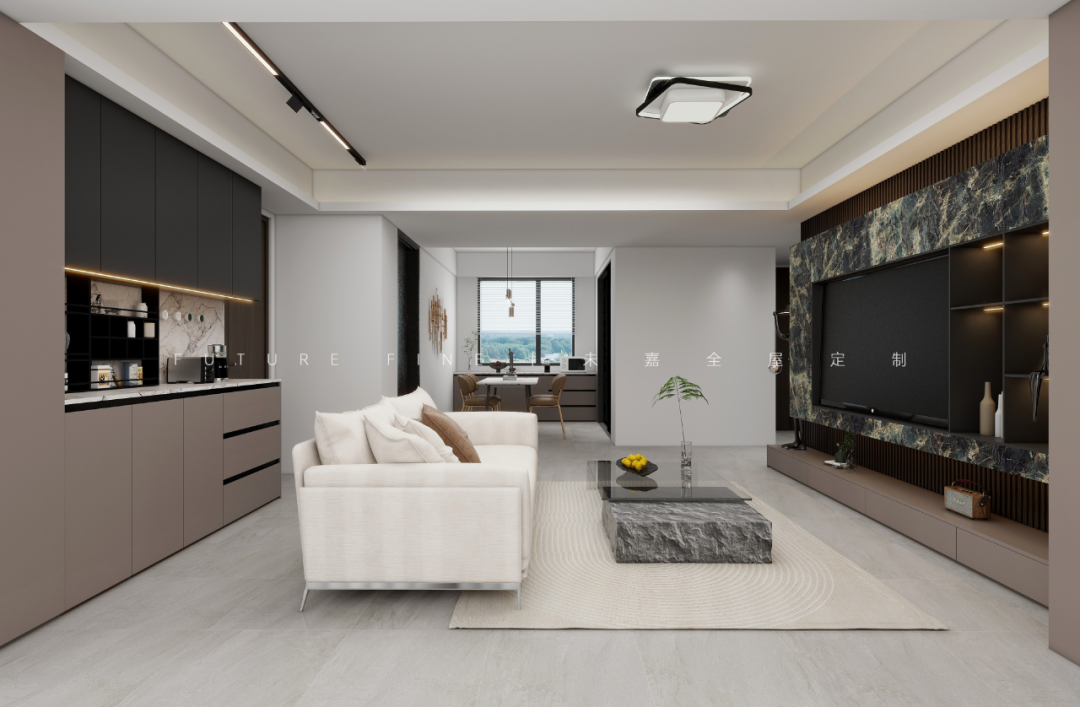未嘉定制｜134m²星河盛世，设计方案分享(图5)