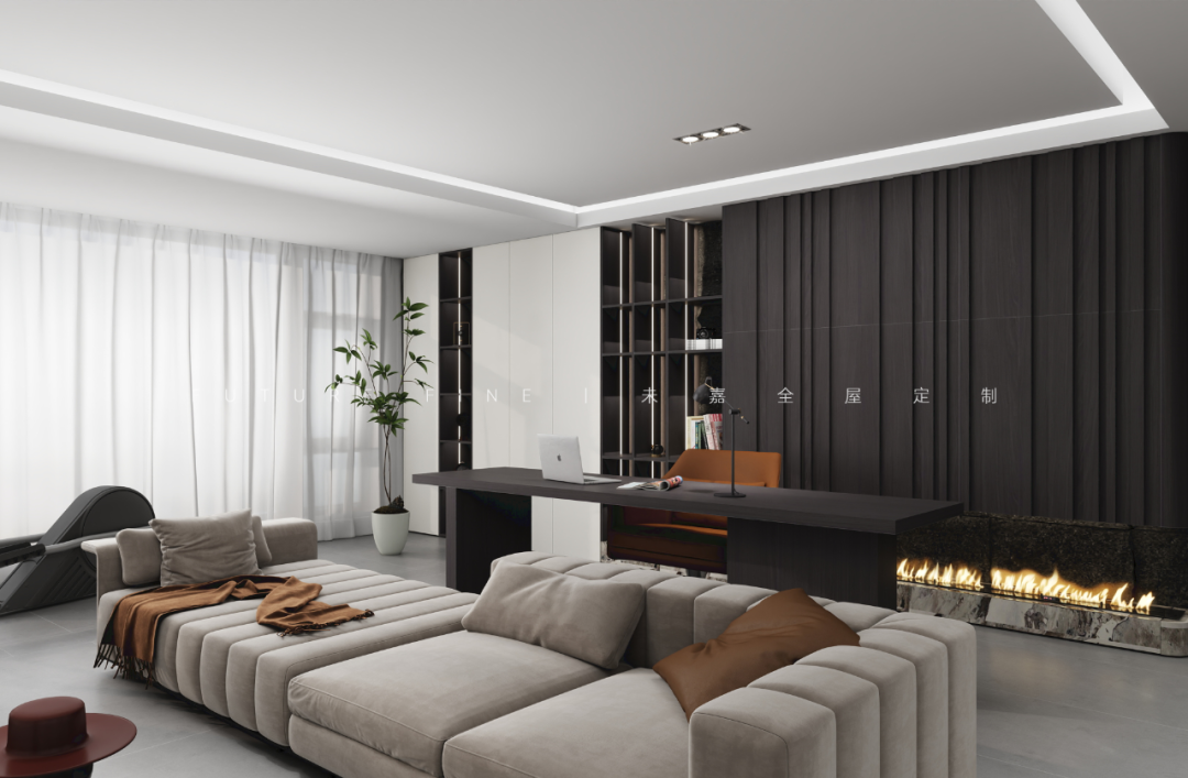 未嘉定制｜160m²笠泽之星，设计方案分享(图5)