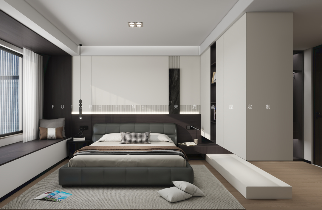 未嘉定制｜160m²笠泽之星，设计方案分享(图8)