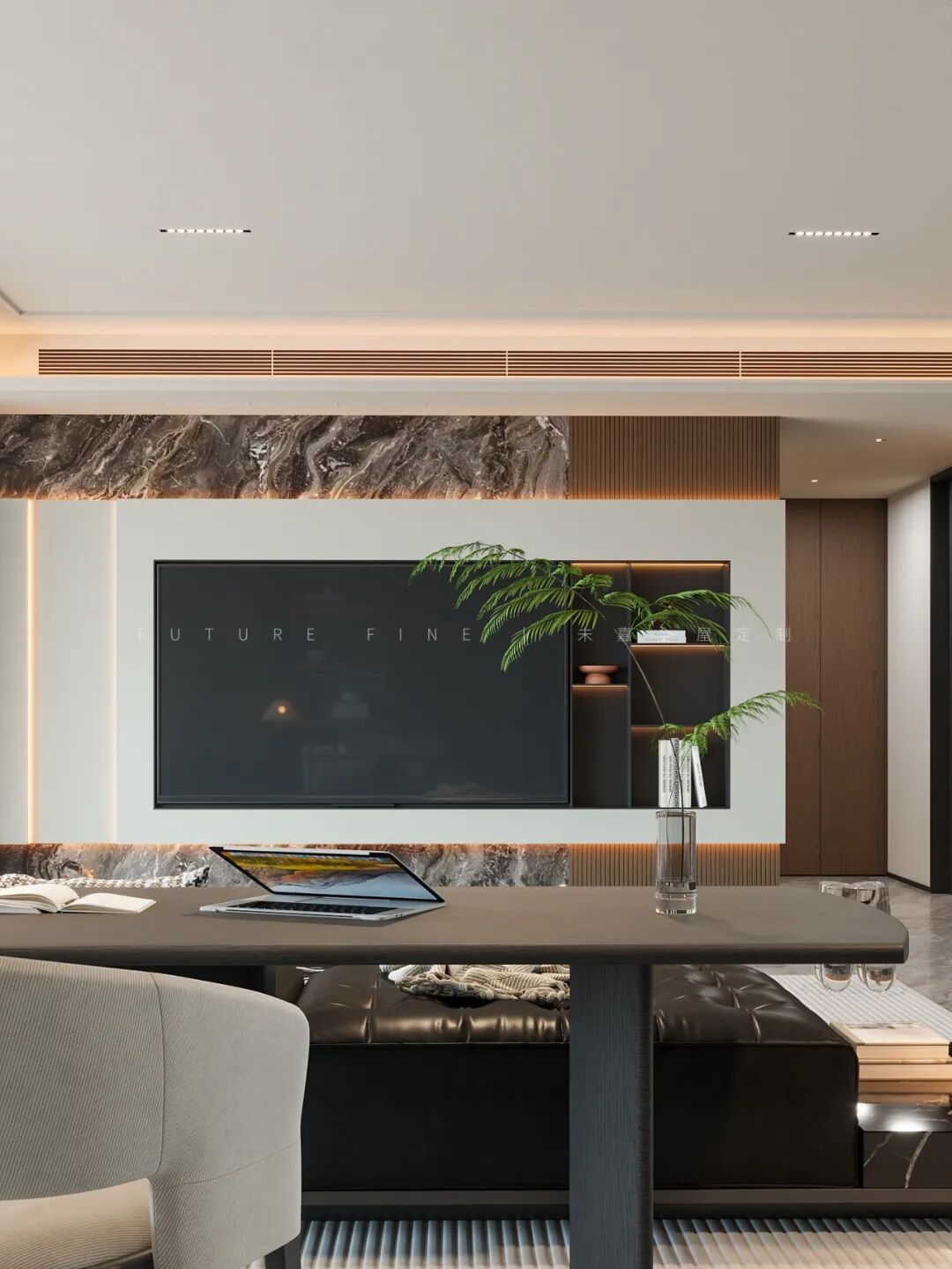 未嘉定制｜188m²金狮印象苑，设计方案分享(图2)