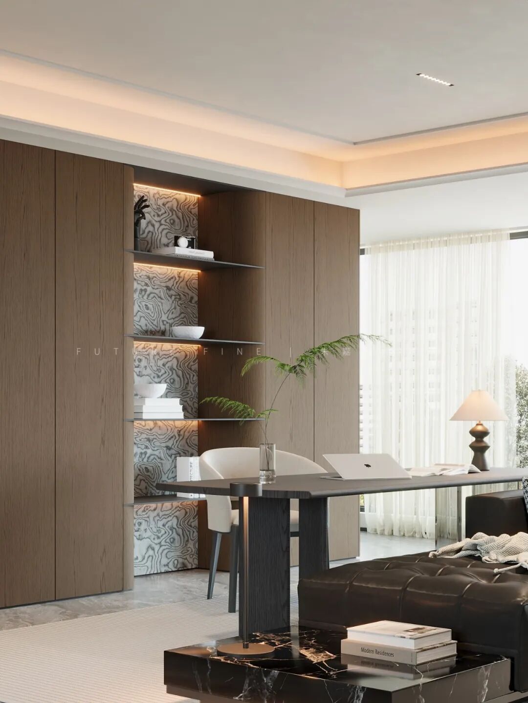 未嘉定制｜188m²金狮印象苑，设计方案分享(图3)