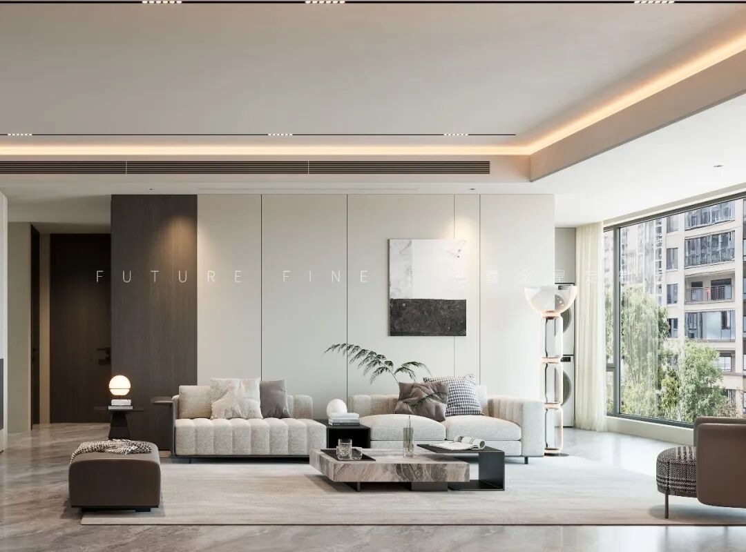 华润置地润宸,现代极简设计方案(图4)