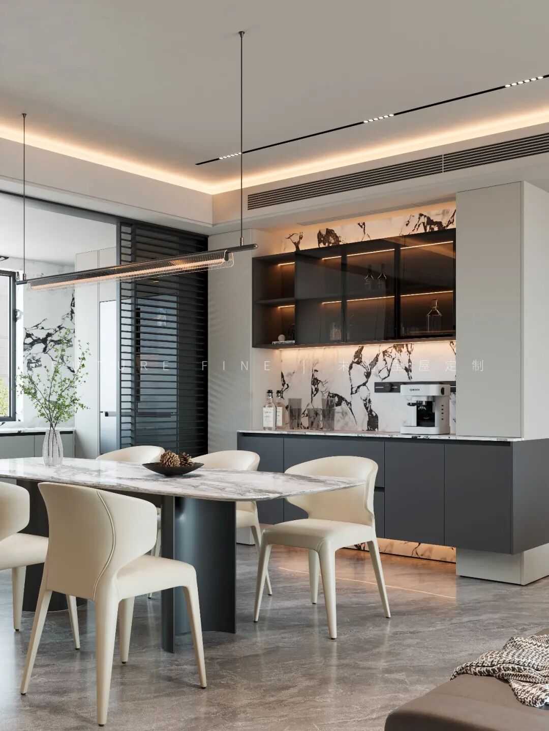 华润置地润宸,现代极简设计方案(图5)