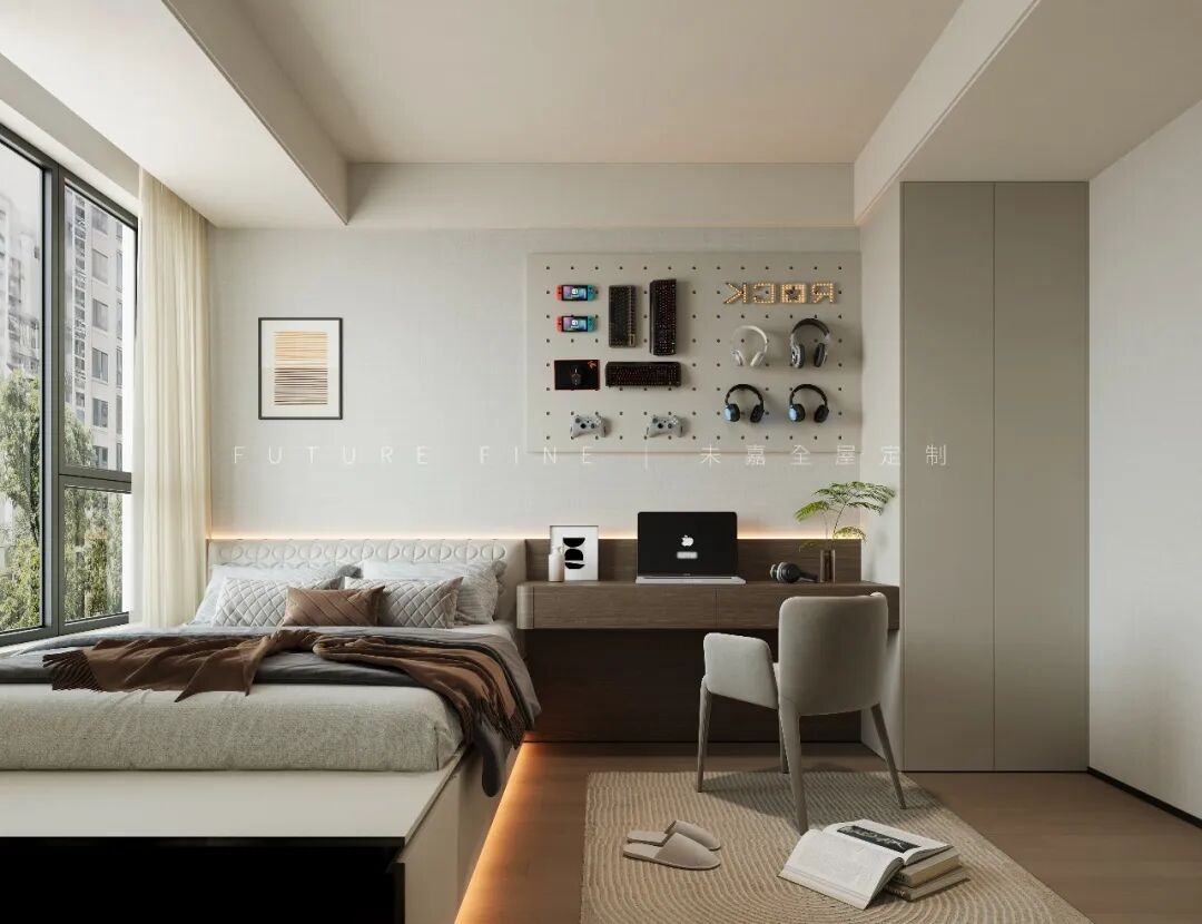 未嘉定制 | 拾月璟庭197m²,意式极简设计方案(图11)