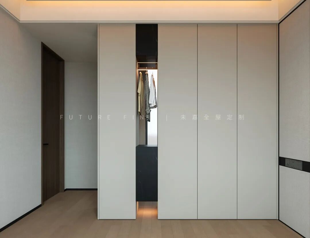 未嘉定制 | 拾月璟庭197m²,意式极简设计方案(图9)